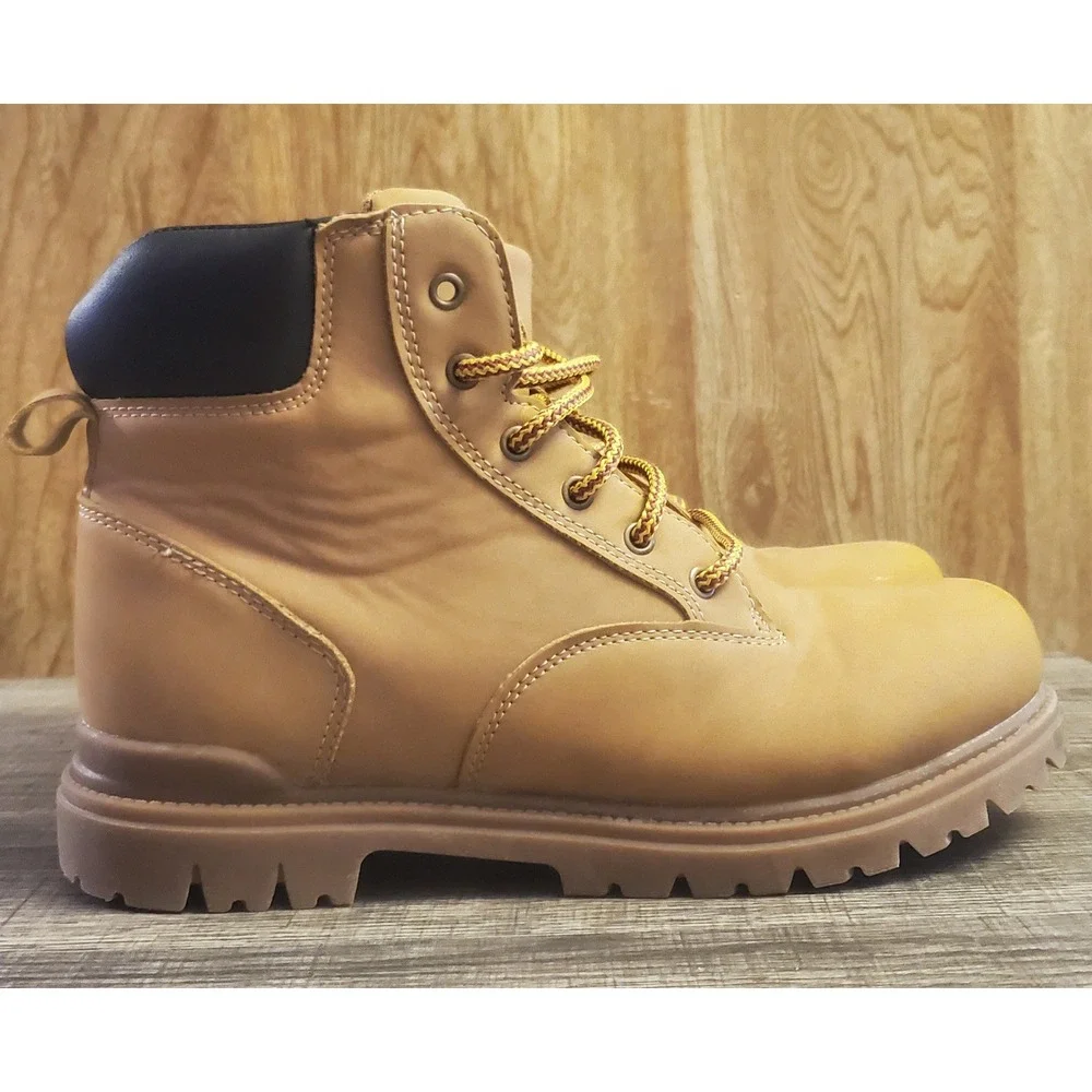 Wonder Nation Brown Lace Up‎ Boots Youth Size 6